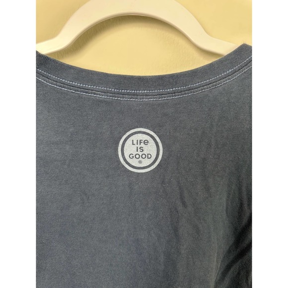 Life is Good Men's Crusher Tee Class of 2020 Commencement Blue Shirt Large - Picture 3 of 4